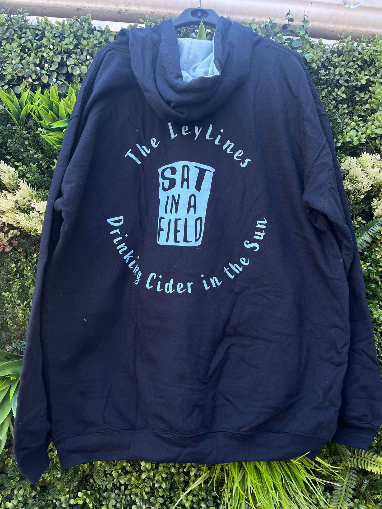 Sat In a Field Zipped Hoodie